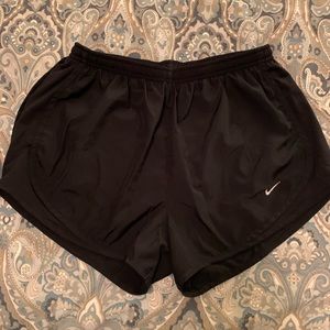 Black/Black Nike Tempo Running Shorts